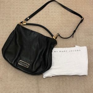 Marc By Marc Jacobs - black pebbled leather hobo